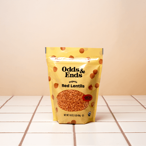 Organic Dried Red Lentils, 1 Lb