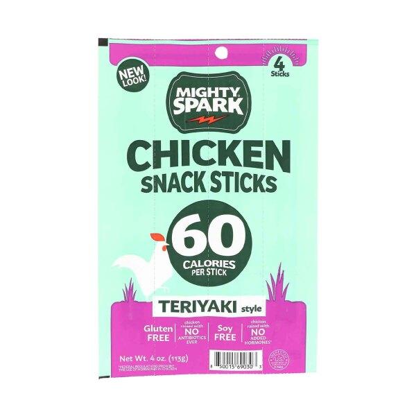 Chicken Snack Sticks, Teriyaki, 4 Oz