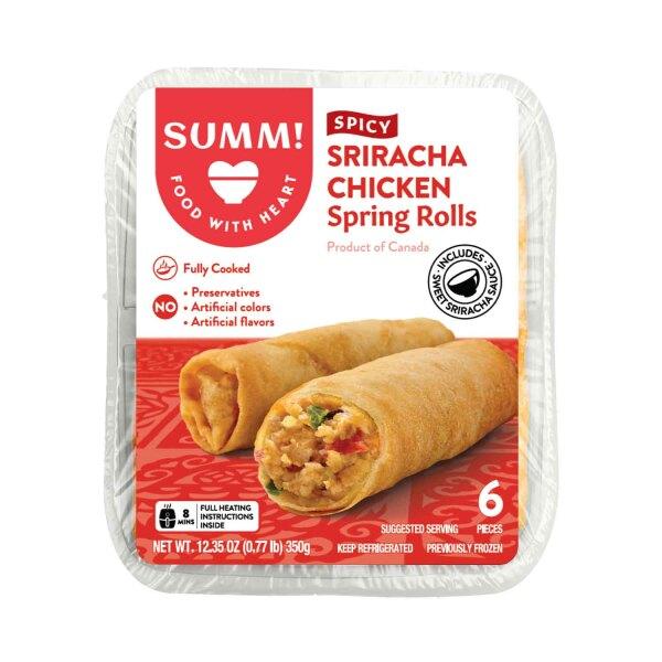Spring Rolls, Spicy Chicken Sriracha, 12.4 Oz