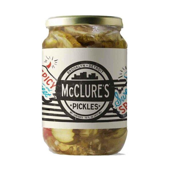 Pickles, Sweet & Spicy Slices, 16 Oz