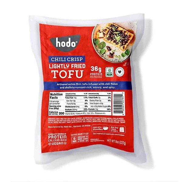 Lightly Fried Tofu, Chili Crisp, 8 Oz