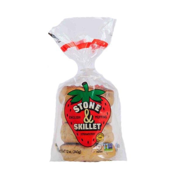 English Muffins, Strawberry, 12 Oz (4 Ct)