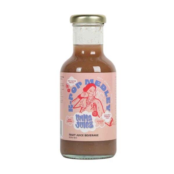 Prebiotic Vitamin Juice, K-Pop Medley, Peach Blueberry Persimmon, 10.5 Fl Oz
