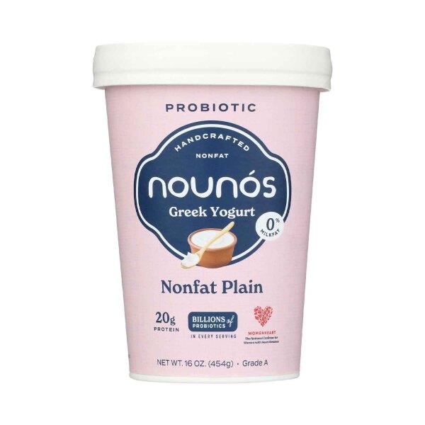 Greek Yogurt, Nonfat Plain, 16 Oz