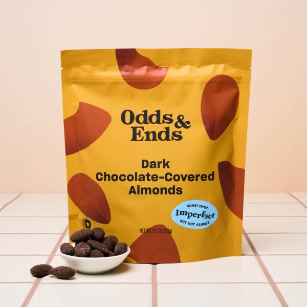 Dark Chocolate Covered Broken Almonds, 11 Oz