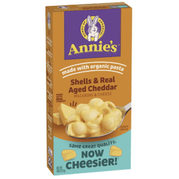 Shells & Real Aged Cheddar Pasta, 6 Oz