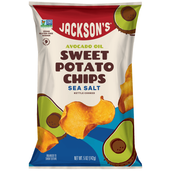 Avocado Oil Sweet Potato Chips, Sea Salt, 5 Oz