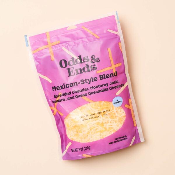 Mexican 4 Cheese Blend, Fancy Shredded, 8 Oz